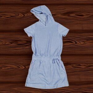 NWOT Crewcuts Towel Terry Swim Hoodie Cover Up Dress Size L 10-11y